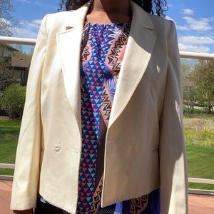Vintage cream blazer